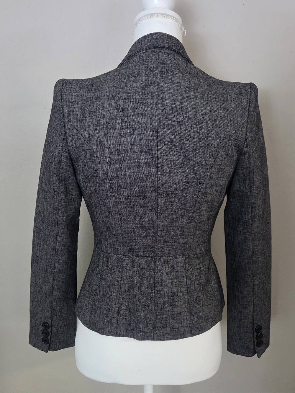 Karen Millen Structured Wool Blend Blazer Jacket - Picture 5 of 9